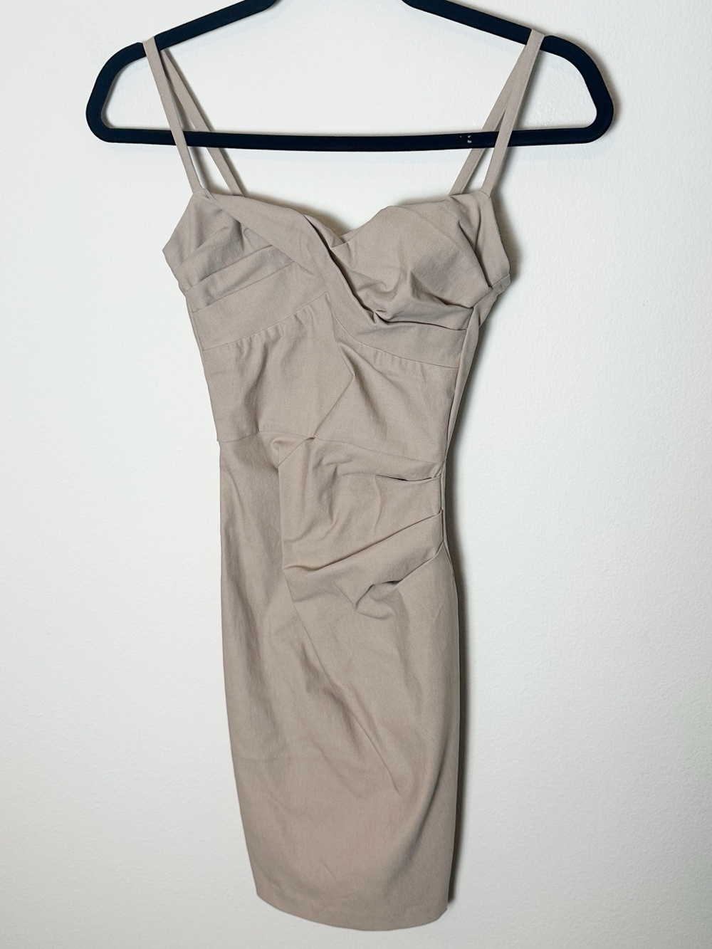 Stop Staring! Million Dollar Baby Dress Tan Beige Extra Small
